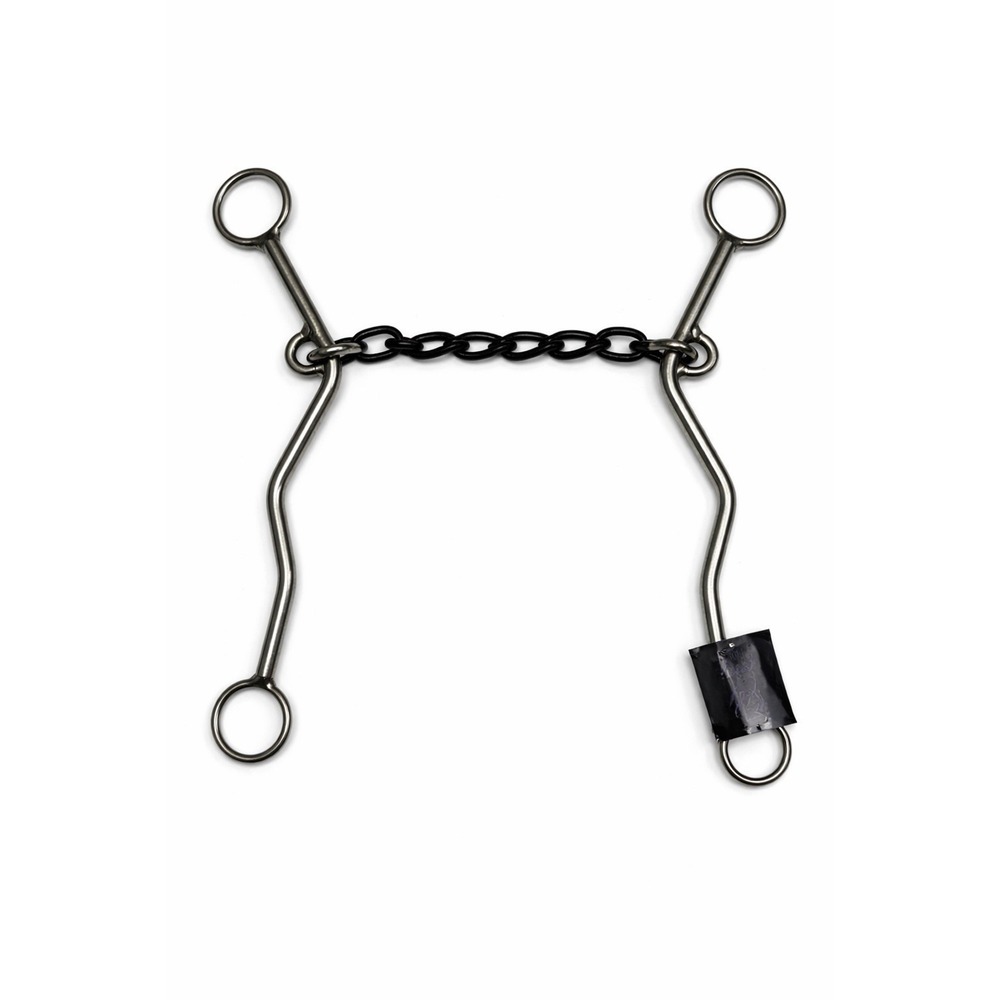 Adams Custom Bits 5" Horse Curb Bit Chain Shank Stainless Steel 9.5" New